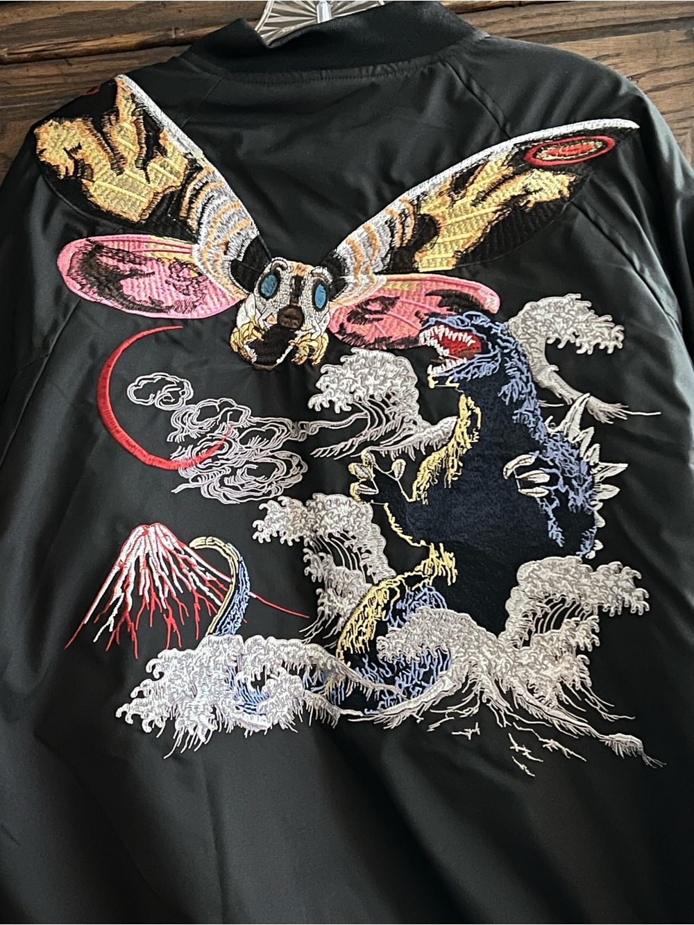 Godzilla & Mothra
Embroidered Quilted Sukajan Bomber Jacket - Picture 6 of 9